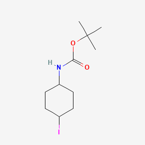 tert-Butyl (4-iodocyclohexyl)carbamate chemical structure (CAS 1179986-79-8)