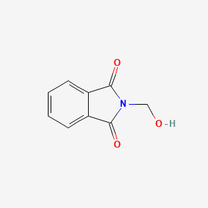 2-(Hydroxymethyl)isoindoline-1,3-dione chemical structure (CAS 118-29-6)