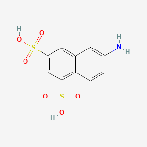6-Aminonaphthalene-1,3-disulfonic acid chemical structure (CAS 118-33-2)