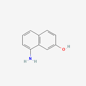 8-Amino-2-naphthol chemical structure (CAS 118-46-7)