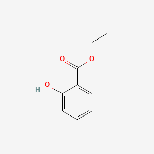 Ethyl 2-hydroxybenzoate chemical structure (CAS 118-61-6)