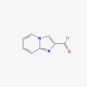 Imidazo[1,2-a]pyridine-2-carbaldehyde chemical structure (CAS 118000-43-4)