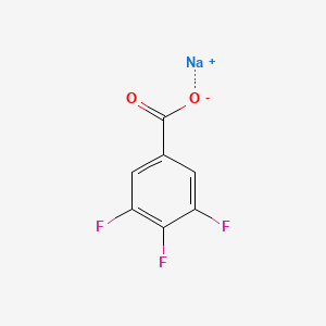 Sodium 3,4,5-trifluorobenzoate chemical structure (CAS 1180493-12-2)