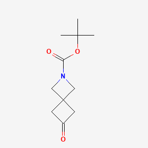 tert-Butyl 6-oxo-2-azaspiro[3.3]heptane-2-carboxylate chemical structure (CAS 1181816-12-5)