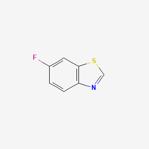 6-Fluorobenzo[d]thiazole chemical structure (CAS 118220-71-6)
