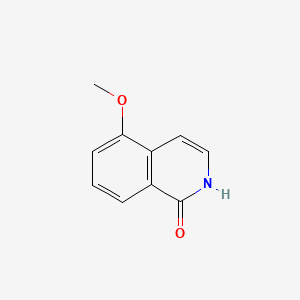 5-Methoxyisoquinolin-1(2H)-one chemical structure (CAS 118313-35-2)