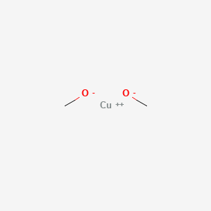 Copper(II) methanolate chemical structure (CAS 1184-54-9)