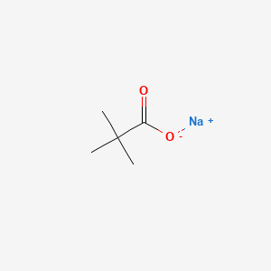 Sodium pivalate chemical structure (CAS 1184-88-9)