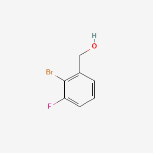 (2-Bromo-3-fluorophenyl)methanol chemical structure (CAS 1184915-45-4)
