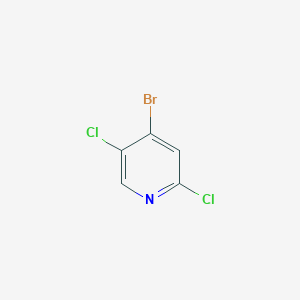 4-Bromo-2,5-dichloropyridine chemical structure (CAS 1184917-16-5)