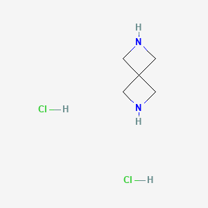 2,6-Diazaspiro[3.3]heptane dihydrochloride chemical structure (CAS 1184963-68-5)