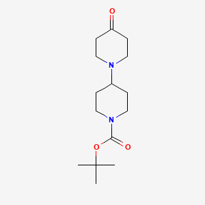 tert-Butyl 4-oxo-1,4'-bipiperidine-1'-carboxylate chemical structure (CAS 1185732-60-8)