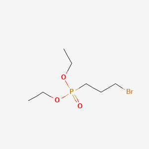 Diethyl (3-bromopropyl)phosphonate chemical structure (CAS 1186-10-3)