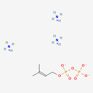 Ammonium 3-methylbut-2-en-1-yl diphosphate chemical structure (CAS 1186-30-7)