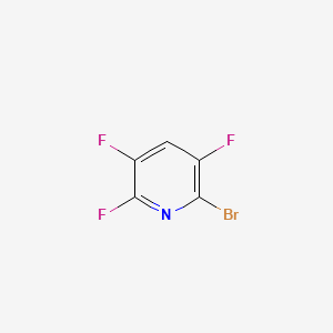 2-Bromo-3,5,6-trifluoropyridine chemical structure (CAS 1186194-66-0)