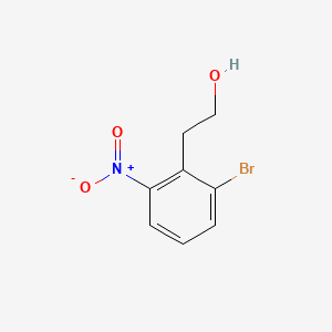 2-(2-Bromo-6-nitrophenyl)ethanol chemical structure (CAS 118665-02-4)