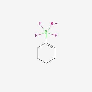 Potassium cyclohex-1-en-1-yltrifluoroborate chemical structure (CAS 1186667-20-8)