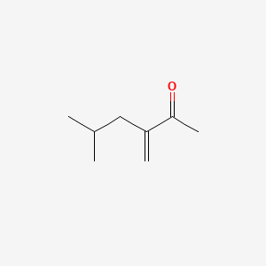 5-Methyl-3-methylenehexan-2-one chemical structure (CAS 1187-87-7)