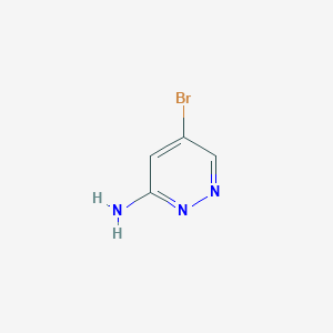 5-Bromopyridazin-3-amine chemical structure (CAS 1187237-00-8)
