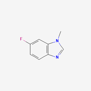 6-Fluoro-1-methyl-1H-benzo[d]imidazole chemical structure (CAS 1187385-86-9)