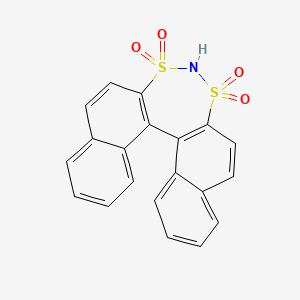 (R)-1,1'-Binaphthyl-2,2'-disulfonamide chemical structure (CAS 1187629-41-9)