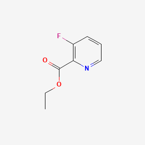 Ethyl 3-Fluoropyridine-2-carboxylate chemical structure (CAS 1187732-69-9)