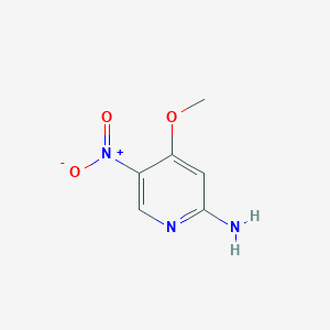 4-Methoxy-5-nitropyridin-2-amine chemical structure (CAS 1187732-74-6)
