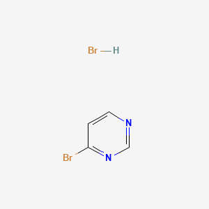 4-Bromopyrimidine hydrobromide chemical structure (CAS 1187931-22-1)