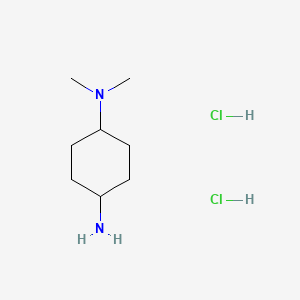 N1,N1-Dimethylcyclohexane-1,4-diamine dihydrochloride chemical structure (CAS 1187931-32-3)