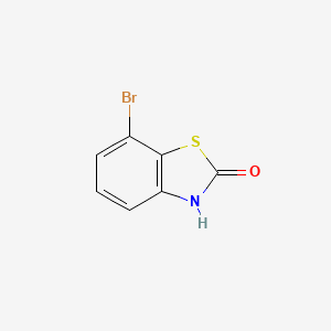 7-Bromobenzo[d]thiazol-2(3H)-one chemical structure (CAS 1188047-07-5)