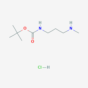tert-Butyl (3-(methylamino)propyl)carbamate hydrochloride chemical structure (CAS 1188264-02-9)