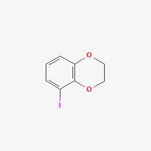 5-Iodo-2,3-dihydrobenzo[b][1,4]dioxine chemical structure (CAS 1188265-13-5)