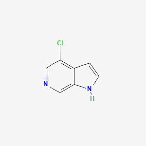 4-Chloro-1H-pyrrolo[2,3-c]pyridine chemical structure (CAS 1188313-15-6)