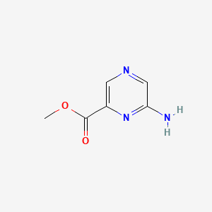Methyl 6-aminopyrazine-2-carboxylate chemical structure (CAS 118853-60-4)