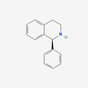 (S)-1-Phenyl-1,2,3,4-tetrahydroisoquinoline chemical structure (CAS 118864-75-8)