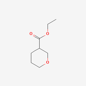 Ethyl tetrahydro-2H-pyran-3-carboxylate chemical structure (CAS 118870-83-0)