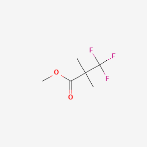Methyl 3,3,3-trifluoro-2,2-dimethylpropanoate chemical structure (CAS 1188911-72-9)