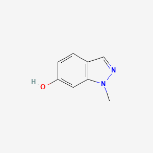 1-Methyl-1H-indazol-6-ol chemical structure (CAS 118933-92-9)