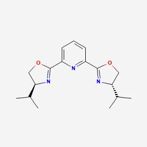 2,6-Bis((S)-4-isopropyl-4,5-dihydrooxazol-2-yl)pyridine chemical structure (CAS 118949-61-4)