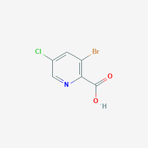3-Bromo-5-chloropicolinic acid chemical structure (CAS 1189513-50-5)