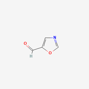 Oxazole-5-carbaldehyde chemical structure (CAS 118994-86-8)