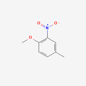 4-Methoxy-3-nitrotoluene chemical structure (CAS 119-10-8)