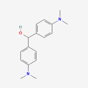 Bis(4-(dimethylamino)phenyl)methanol chemical structure (CAS 119-58-4)