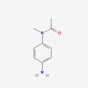 N-(4-Aminophenyl)-N-methylacetamide chemical structure (CAS 119-63-1)