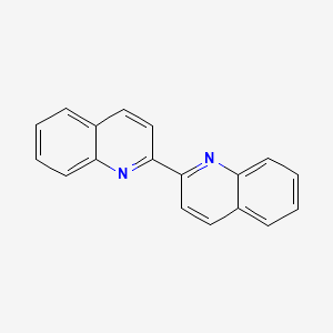2,2'-Biquinoline chemical structure (CAS 119-91-5)