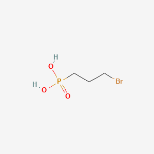 (3-Bromopropyl)phosphonic acid chemical structure (CAS 1190-09-6)