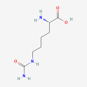 (S)-2-Amino-6-ureidohexanoic acid chemical structure (CAS 1190-49-4)