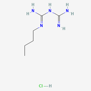 1-Butylbiguanide hydrochloride chemical structure (CAS 1190-53-0)
