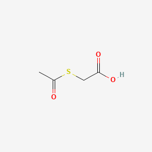 2-(Acetylthio)acetic acid chemical structure (CAS 1190-93-8)