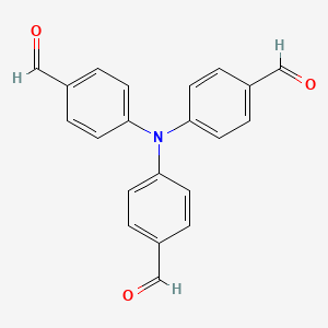 4,4',4''-Nitrilotribenzaldehyde chemical structure (CAS 119001-43-3)